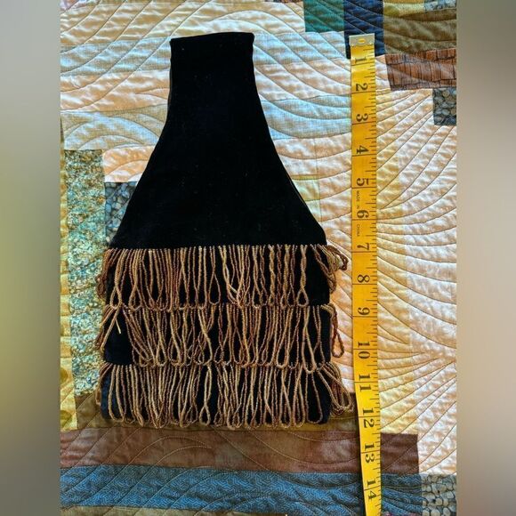 Vintage Shira Leah Beaded Velvet Wrist Bag - Picture 3 of 5